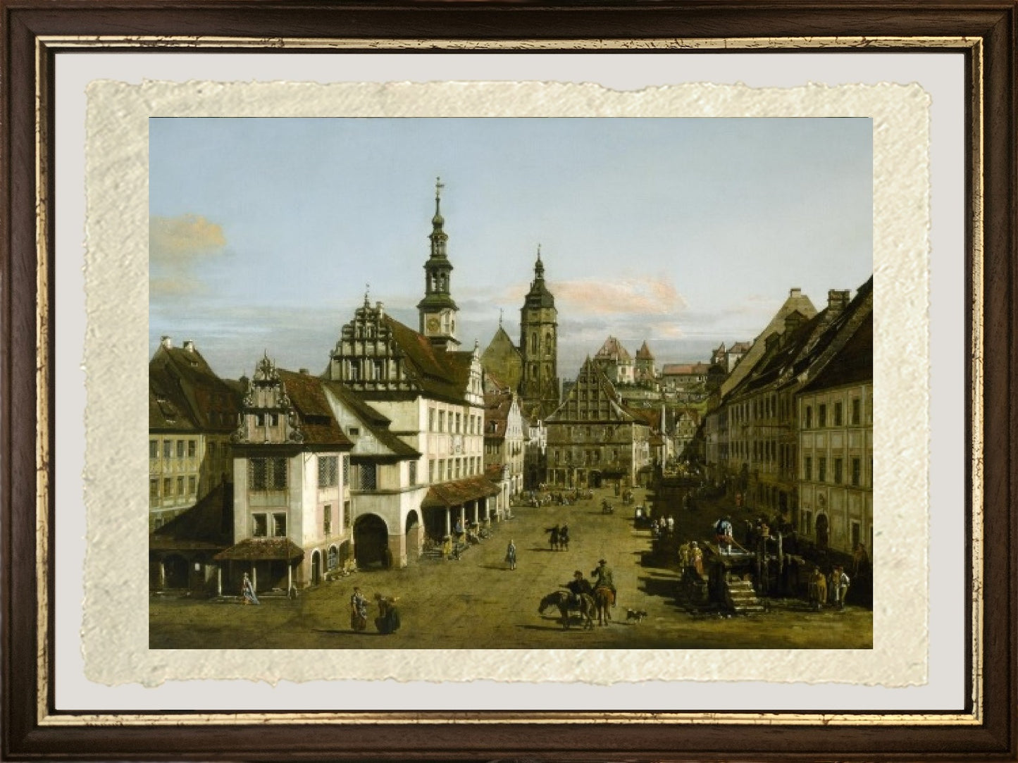 Städtebild il Mercato di Pirna - Bernardo Bellotto