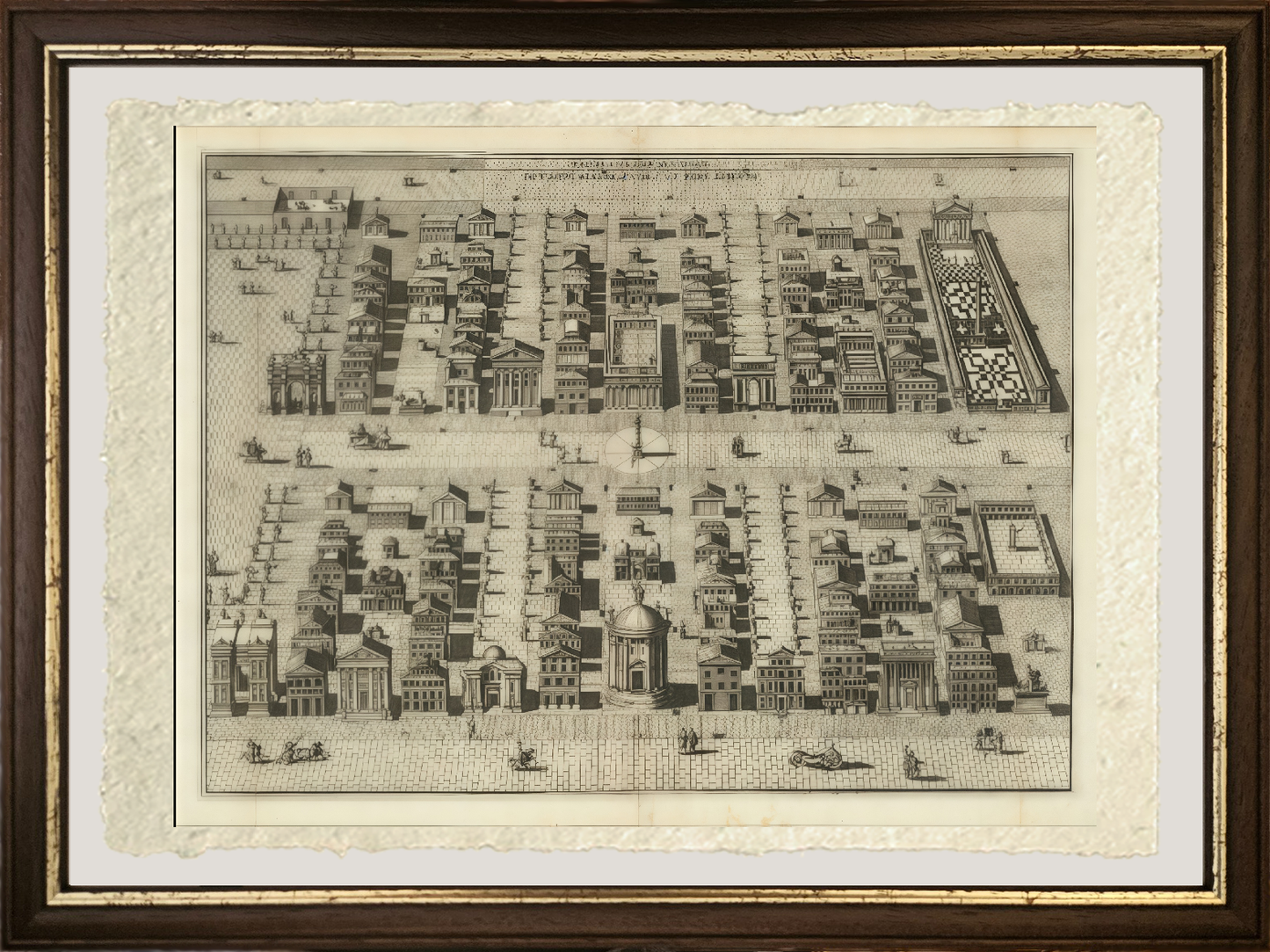 Strata Viarum Urbis in Parte Regionis VIII (1698 ca)