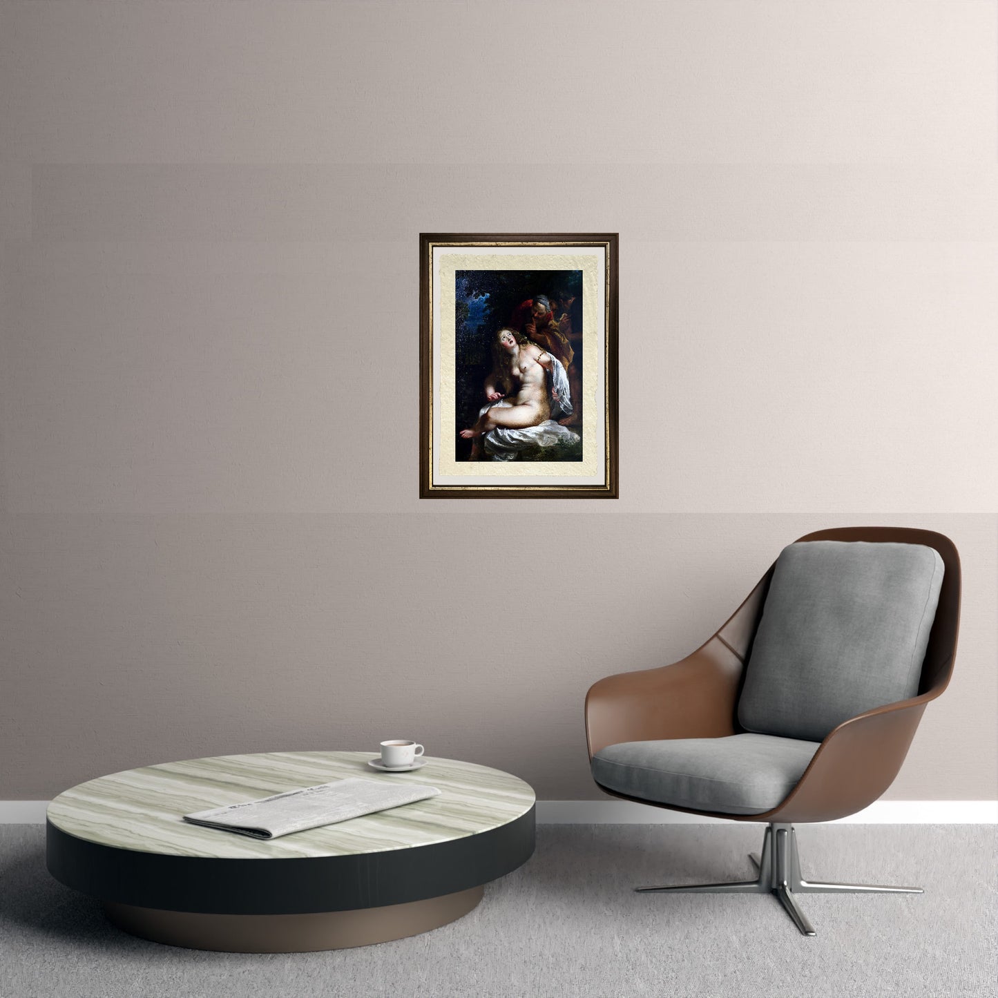 Susanna e i vecchioni - Peter Paul Rubens su pregiata carta Amalfi