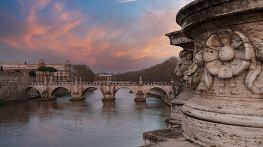 Tiber at sunset, Rome
