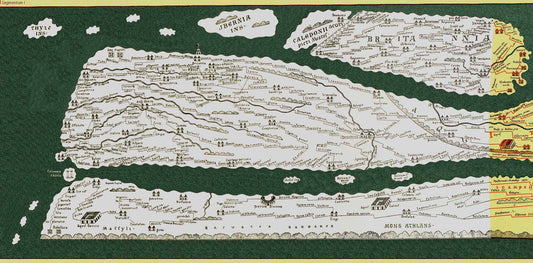 Collezione 14 mappe della Tavola Peutingeriana