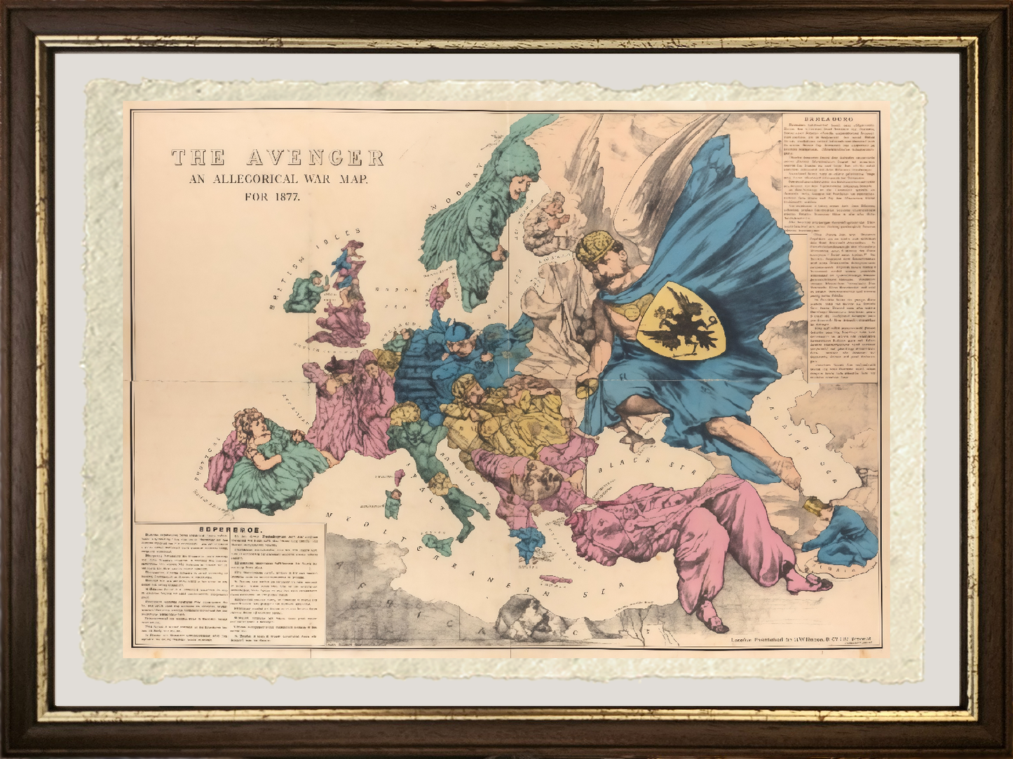 The Avenger: An Allegorical Map of War for 1877