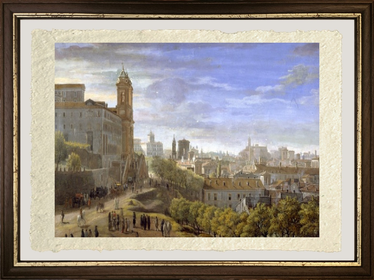 Trinità dei Monti, Roma - Gaspare Vanvitelli - Gaspar van Wittel