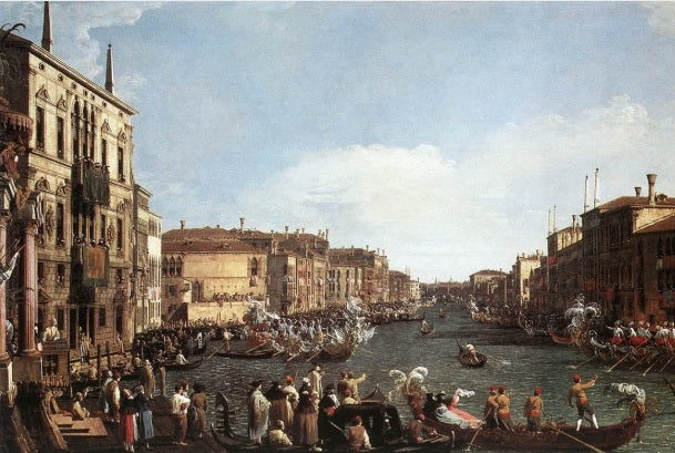 Una regata sul Canal Grande - Giovanni Antonio Canal detto Canaletto