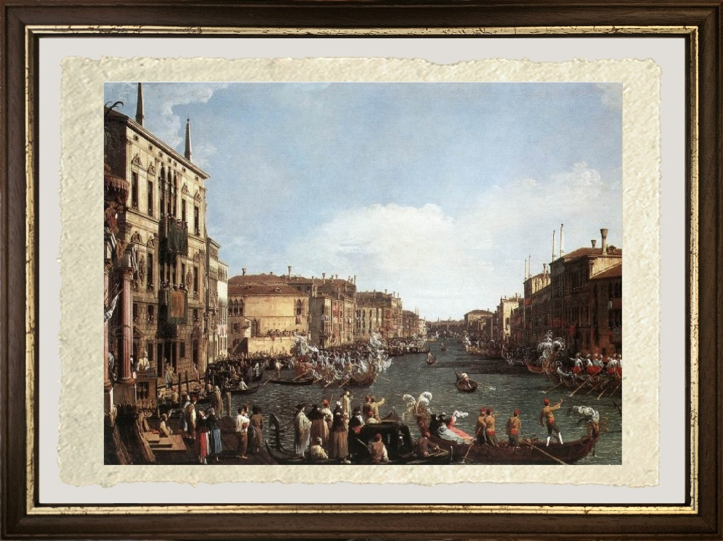 Una regata sul Canal Grande - Giovanni Antonio Canal detto Canaletto