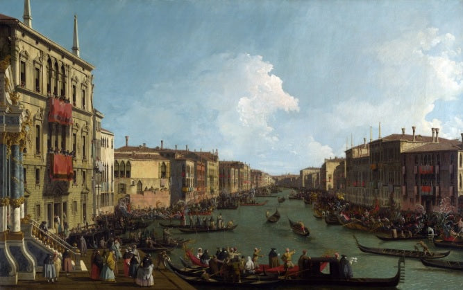 Una regata sul Canal Grande, 1735 - Giovanni Antonio Canal detto Canaletto