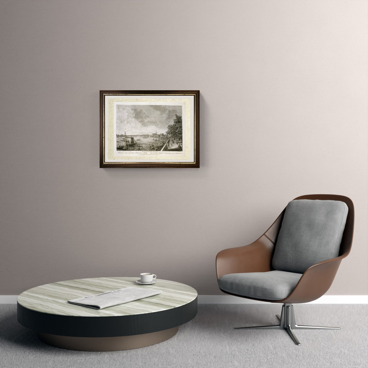 Una vista dai giardini di Somerset al ponte di Westminster - Giovanni Antonio Canal detto Canaletto