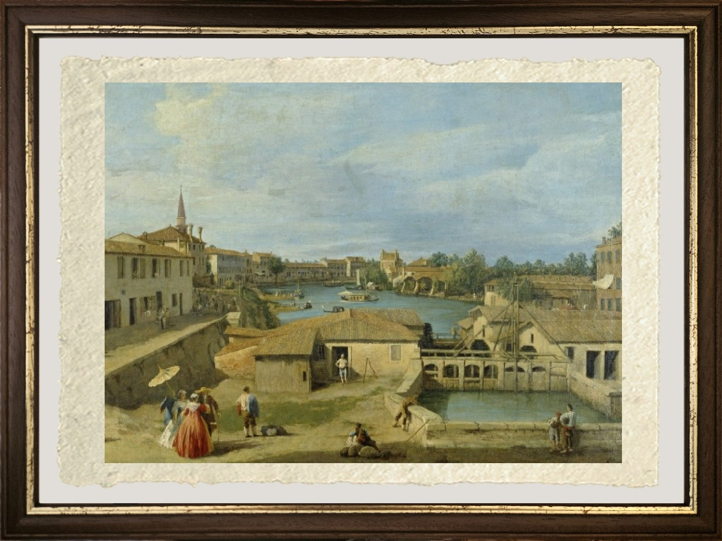 View of Rome with St. Peter's and Castel Sant' Angelo in the Distance, 1685 - Gaspare Vanvitelli - Gaspar van Wittel