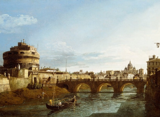 A view of Rome to the west - Bernardo Bellotto