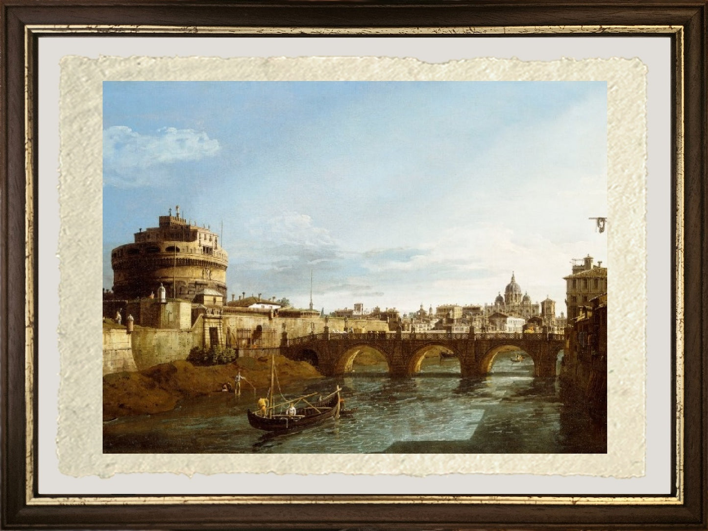 A view of Rome to the west - Bernardo Bellotto