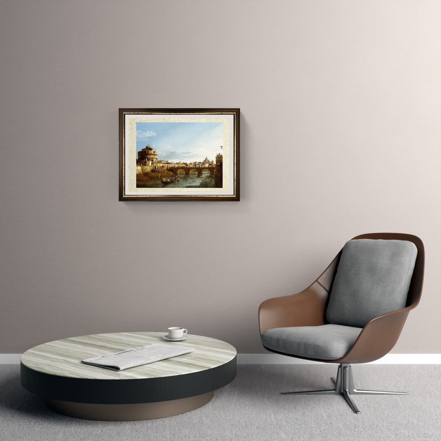 A view of Rome to the west - Bernardo Bellotto