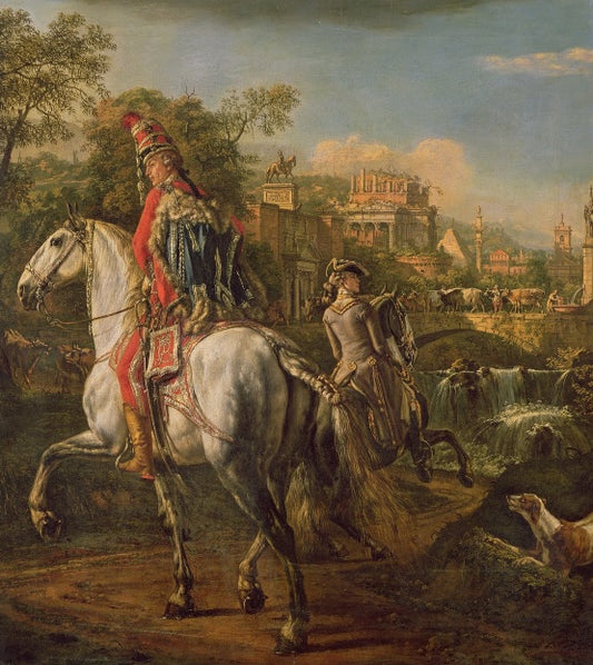 Un ussaro a cavallo, 1773 - Bernardo Bellotto