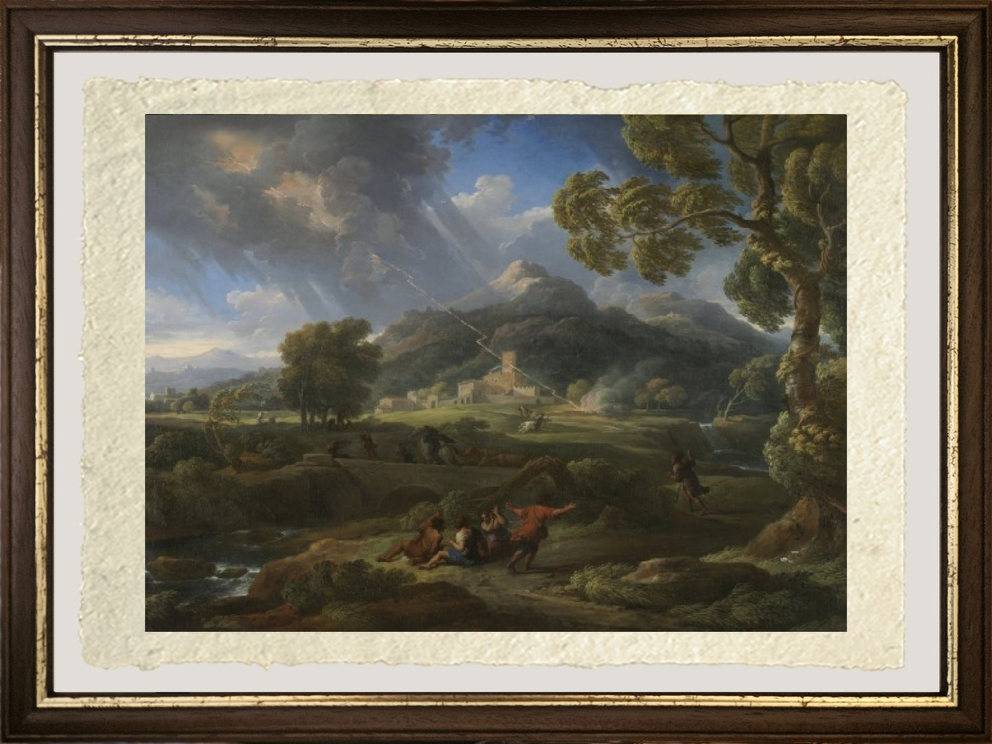 Uragano nella campagna romana - Jan Frans van Bloemen