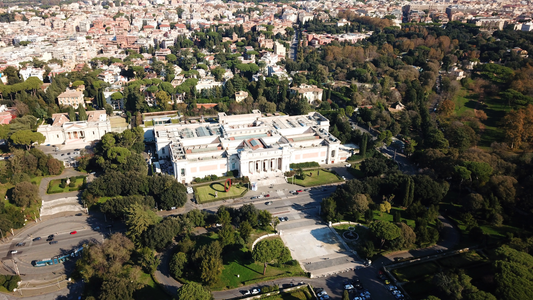View of Villa Borghese, Rome