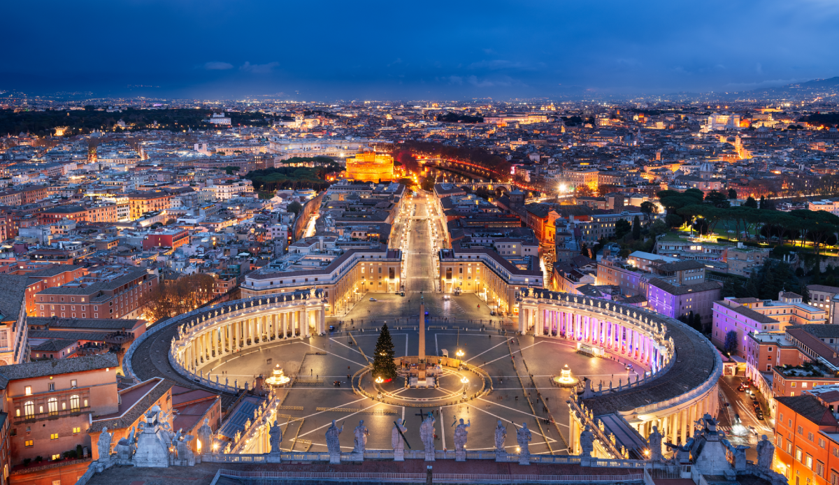 View of St. Peter's from the Vatican, Rome