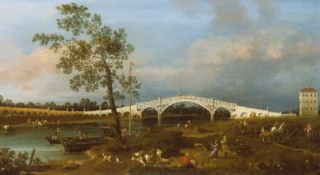 Old Walton Bridge - Giovanni Antonio Canal, known as Canaletto