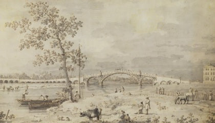 Vecchio ponte di Walton - Giovanni Antonio Canal detto Canaletto