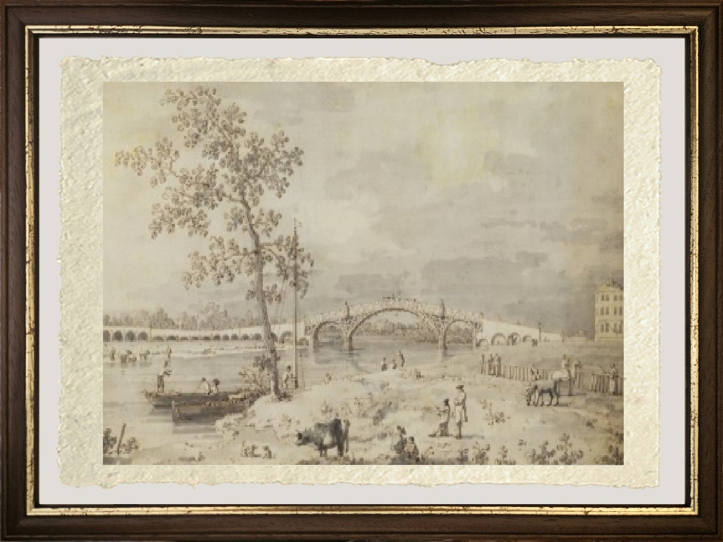 Vecchio ponte di Walton - Giovanni Antonio Canal detto Canaletto