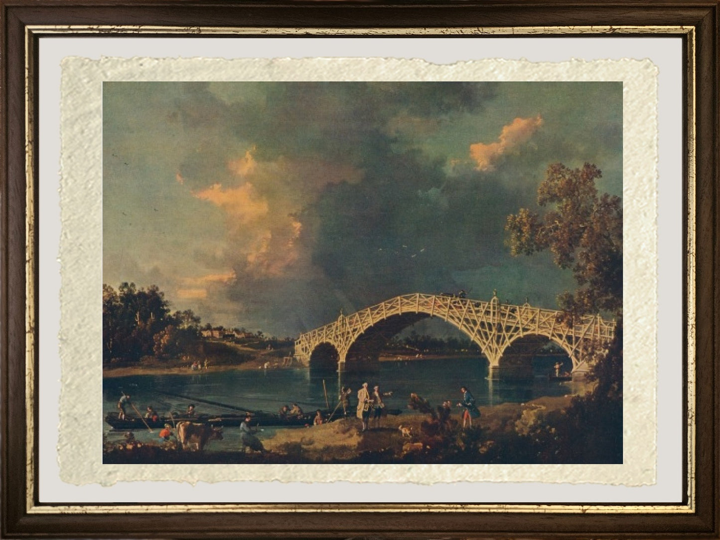 Old Walton bridge - Giovanni Antonio Canal known as Canaletto