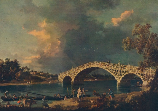 Old Walton bridge - Giovanni Antonio Canal known as Canaletto