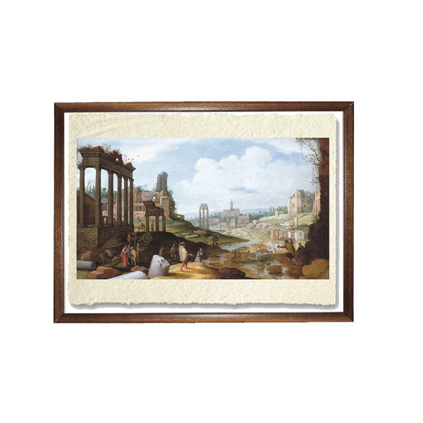 View of the Roman forums by Willem van de Velde the Younger