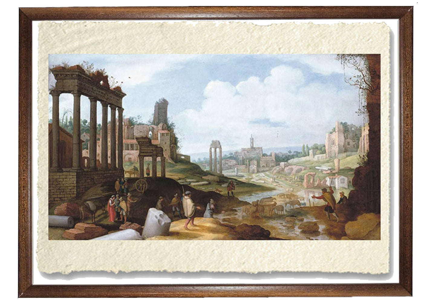 View of the Roman forums by Willem van de Velde the Younger