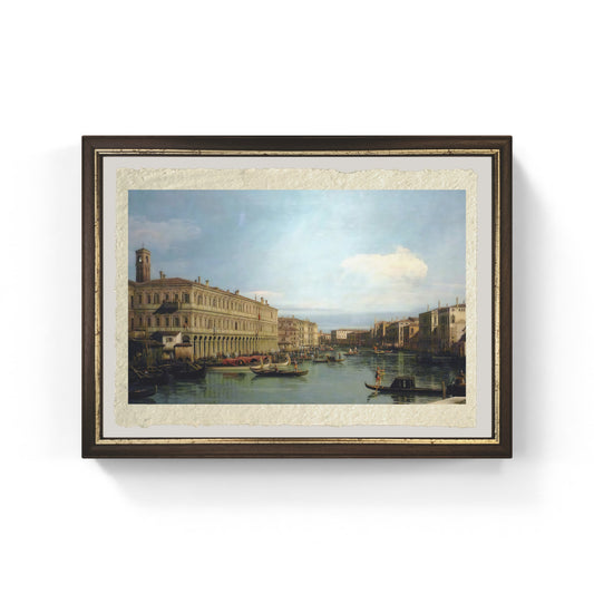 Veduta del Canal Grande di Giovanni Antonio Canal detto Canaletto su carta Amalfi