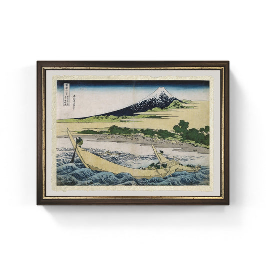 Veduta del Monte Fuji in Giappone di Katsushika Hokusai stampa su carta Amalfi 