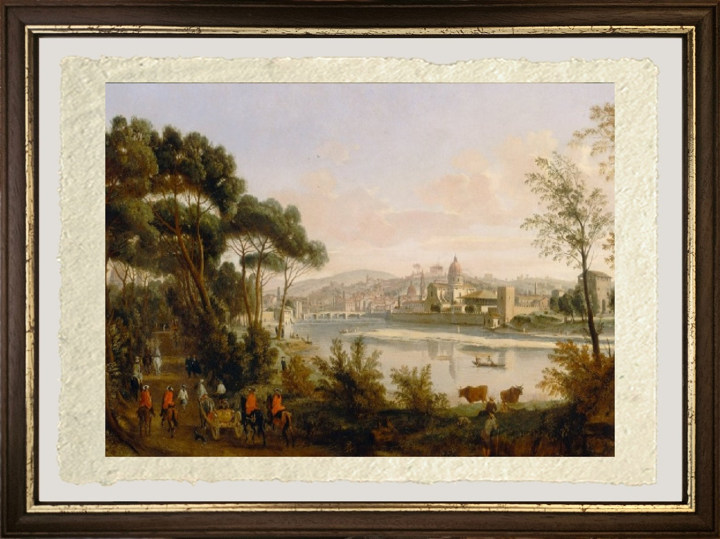 View of Florence - Gaspare Vanvitelli - Gaspar van Wittel