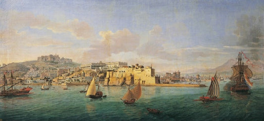 Veduta di Napoli dal mare - Gaspare Vanvitelli - Gaspar van Wittel