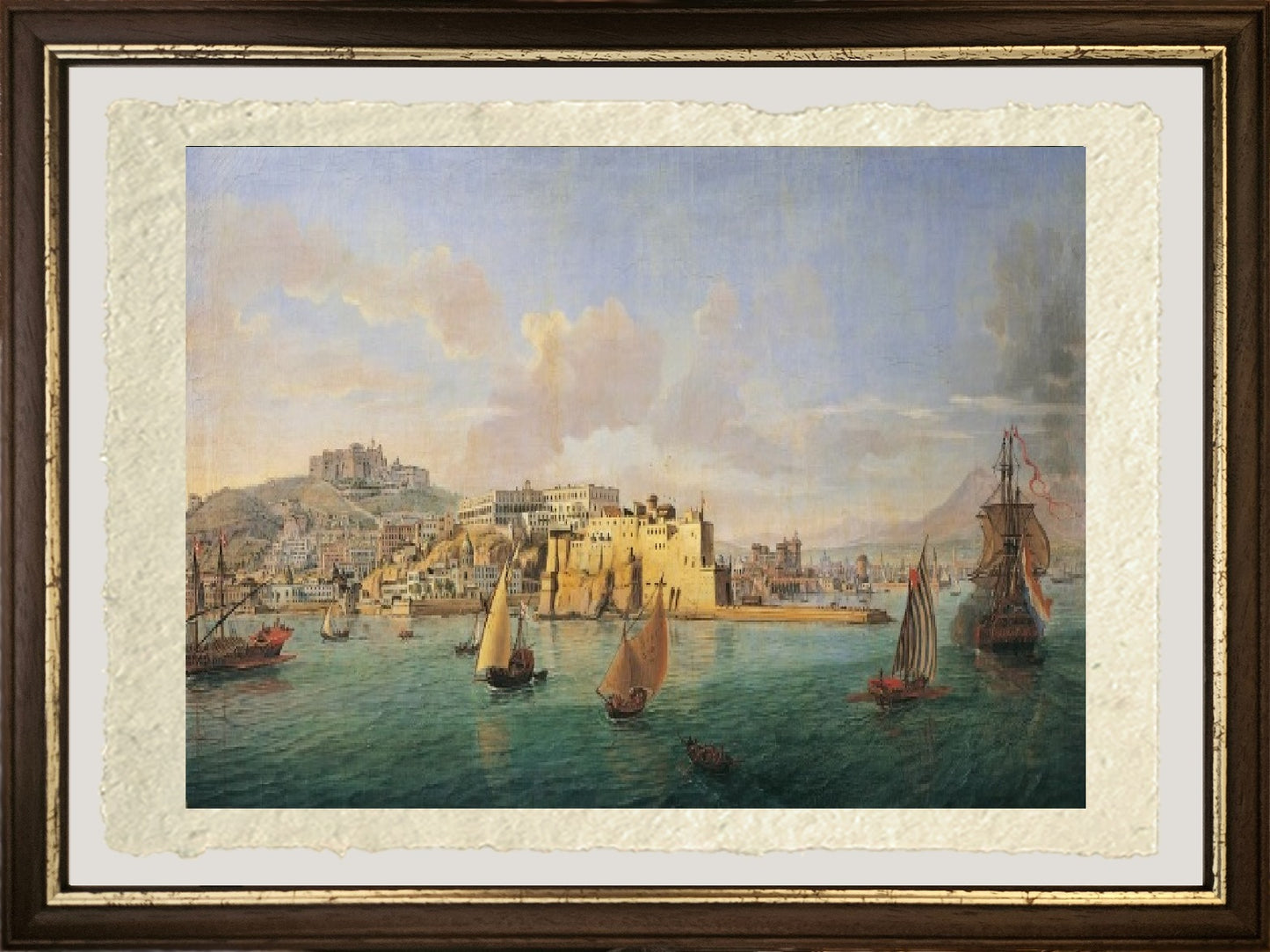 Veduta di Napoli dal mare - Gaspare Vanvitelli - Gaspar van Wittel