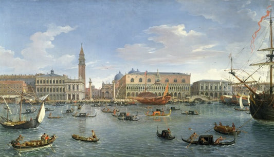 Veduta di Venezia dall'Isola di San Giorgio, 1697 - Gaspare Vanvitelli - Gaspar van Wittel
