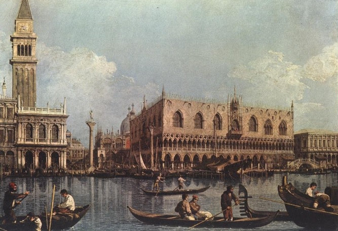View of the Basin of San Marco - Giovanni Antonio Canal known as Canaletto