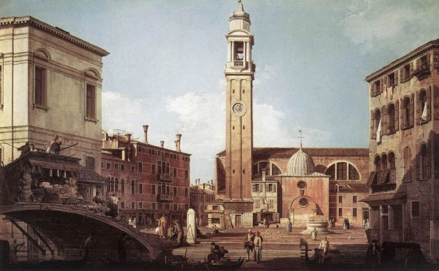 View of Campo Santi Apostoli - Giovanni Antonio Canal known as Canaletto