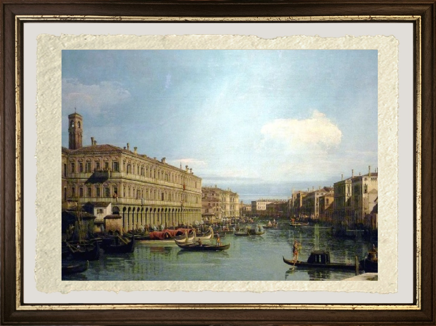 View of the Grand Canal - Giovanni Antonio Canal known as Canaletto