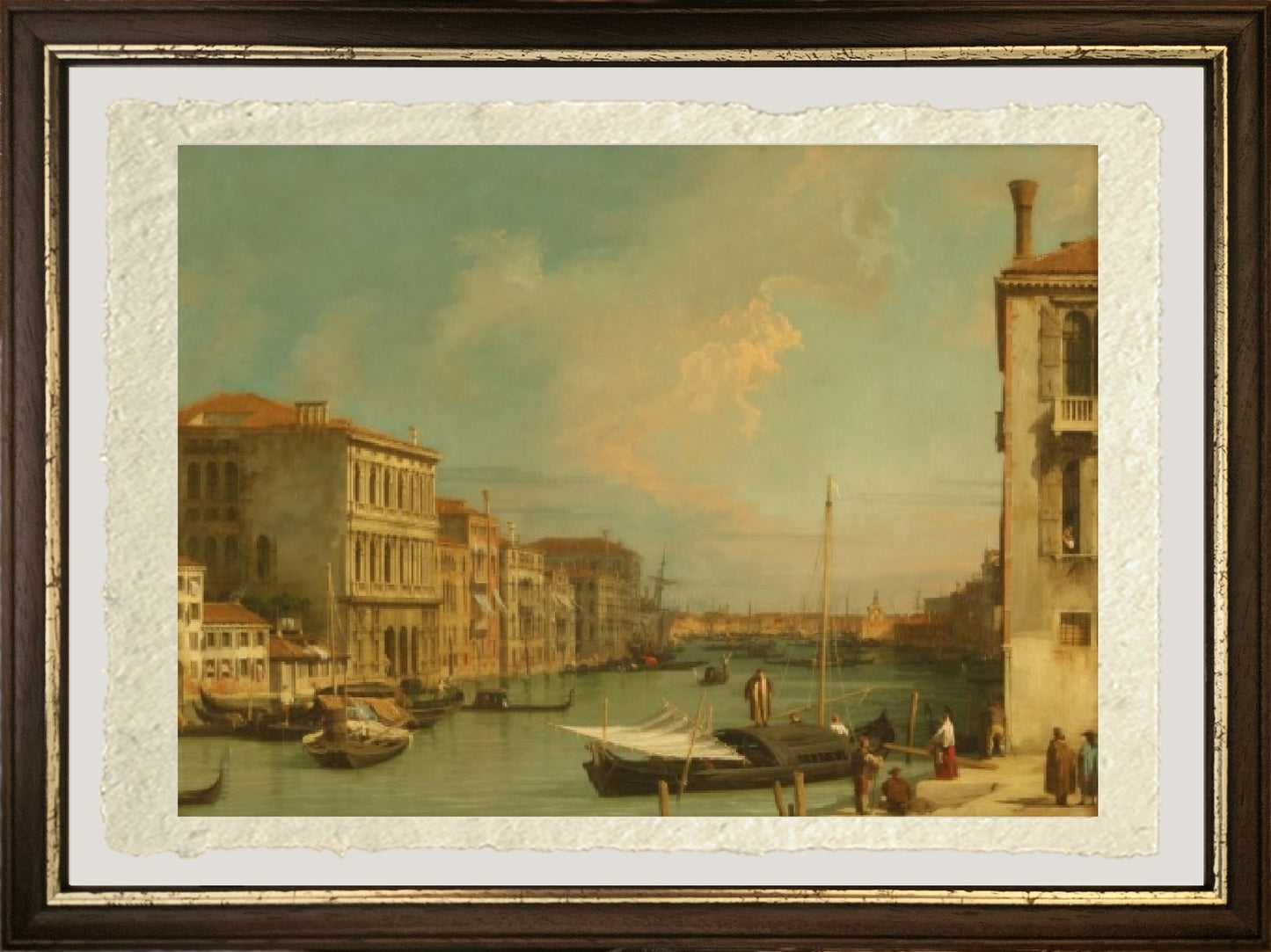 Veduta del Canal Grande, Venezia, da Campo S. Vio - Giovanni Antonio Canal detto Canaletto