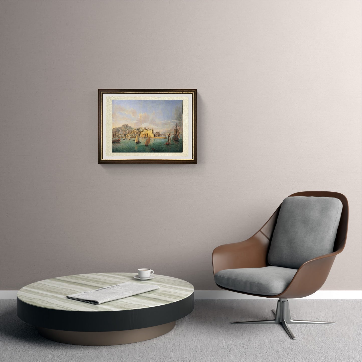 View of the Gulf of Naples - Gaspare Vanvitelli - Gaspar van Wittel