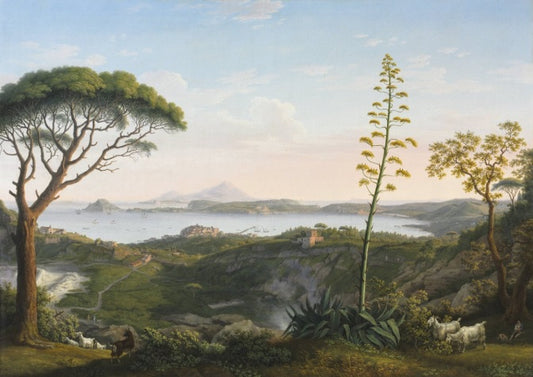 Veduta del Golfo di Pozzuoli da Solfatara - Jakob-Philipp Hackert