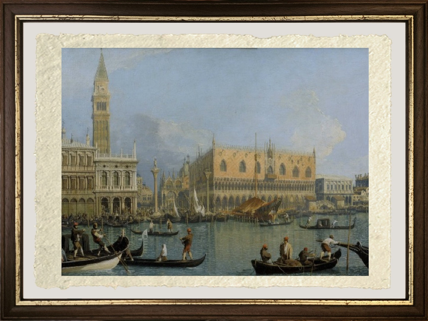 Veduta del Palazzo Ducale a Venezia - Giovanni Antonio Canal detto Canaletto