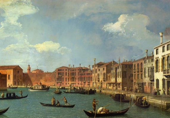 Veduta del canale di Santa Chiara - Giovanni Antonio Canal detto Canaletto