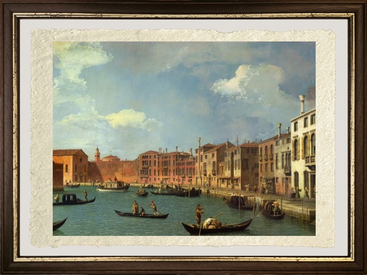 Veduta del canale di Santa Chiara - Giovanni Antonio Canal detto Canaletto