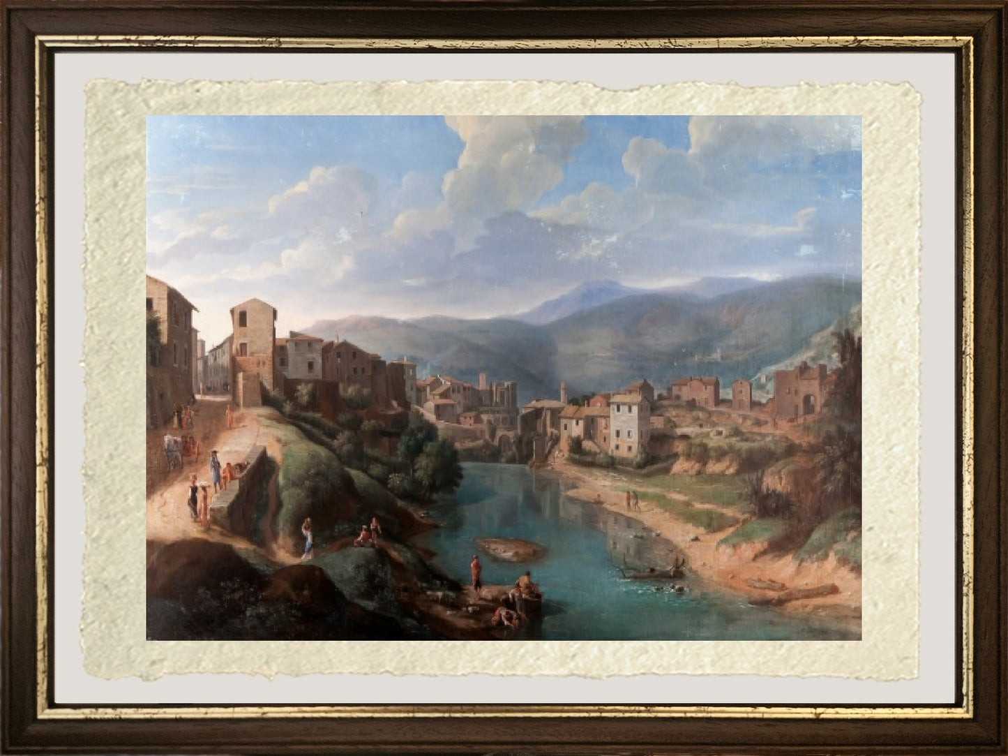 View of the Aniene at Tivoli, c. 1710-15 - Gaspare Vanvitelli - Gaspar van Wittel