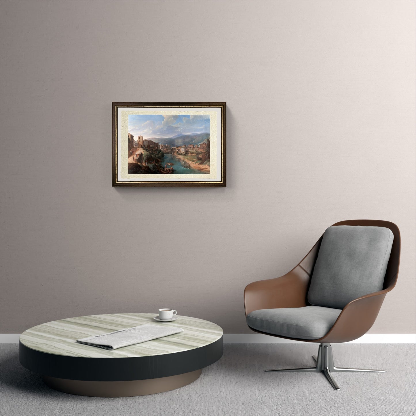 View of the Aniene at Tivoli, c. 1710-15 - Gaspare Vanvitelli - Gaspar van Wittel