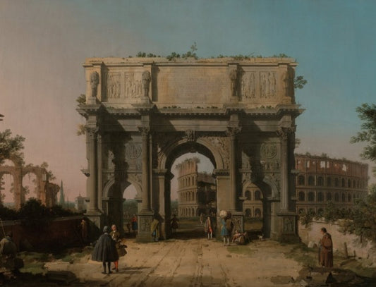 View of Rome with St. Peter's and Castel Sant' Angelo in the Distance, 1685 - Gaspare Vanvitelli - Gaspar van Wittel