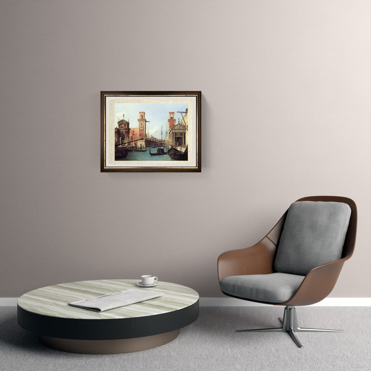 View of the entrance to the Arsenal - Giovanni Antonio Canal known as Canaletto