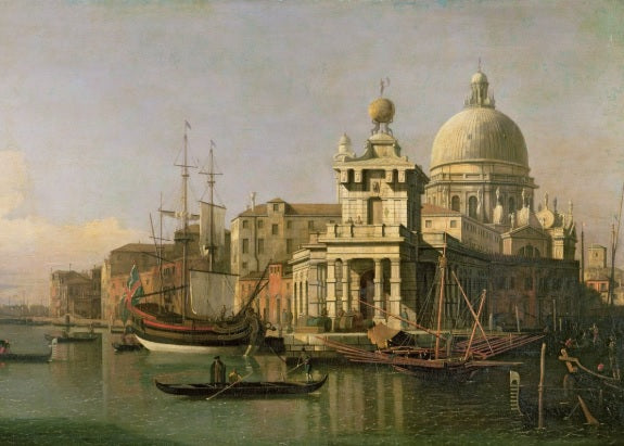 Veduta della Dogana e Santa Maria della Salute - Giovanni Antonio Canal detto Canaletto