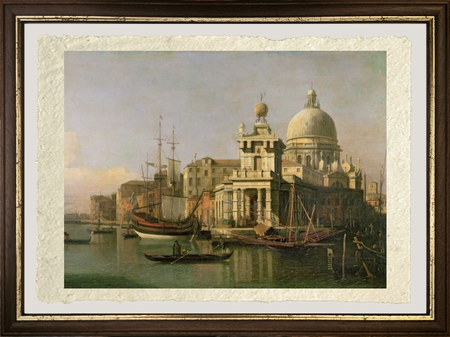 Veduta della Dogana e Santa Maria della Salute - Giovanni Antonio Canal detto Canaletto
