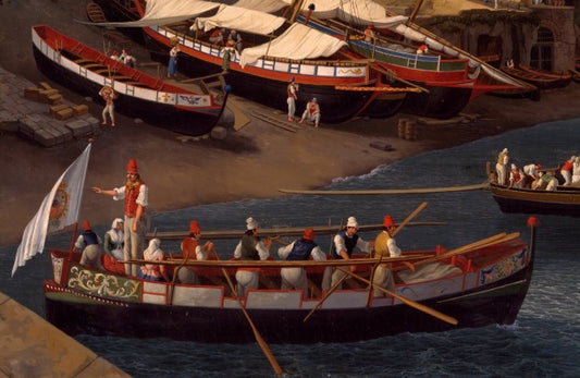 Veduta della Piccola Marina a Sorrento - Jakob-Philipp Hackert