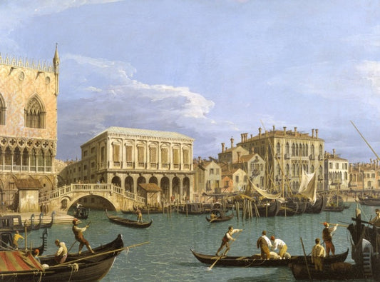 Veduta della Riva degli Schiavoni - Giovanni Antonio Canal detto Canaletto