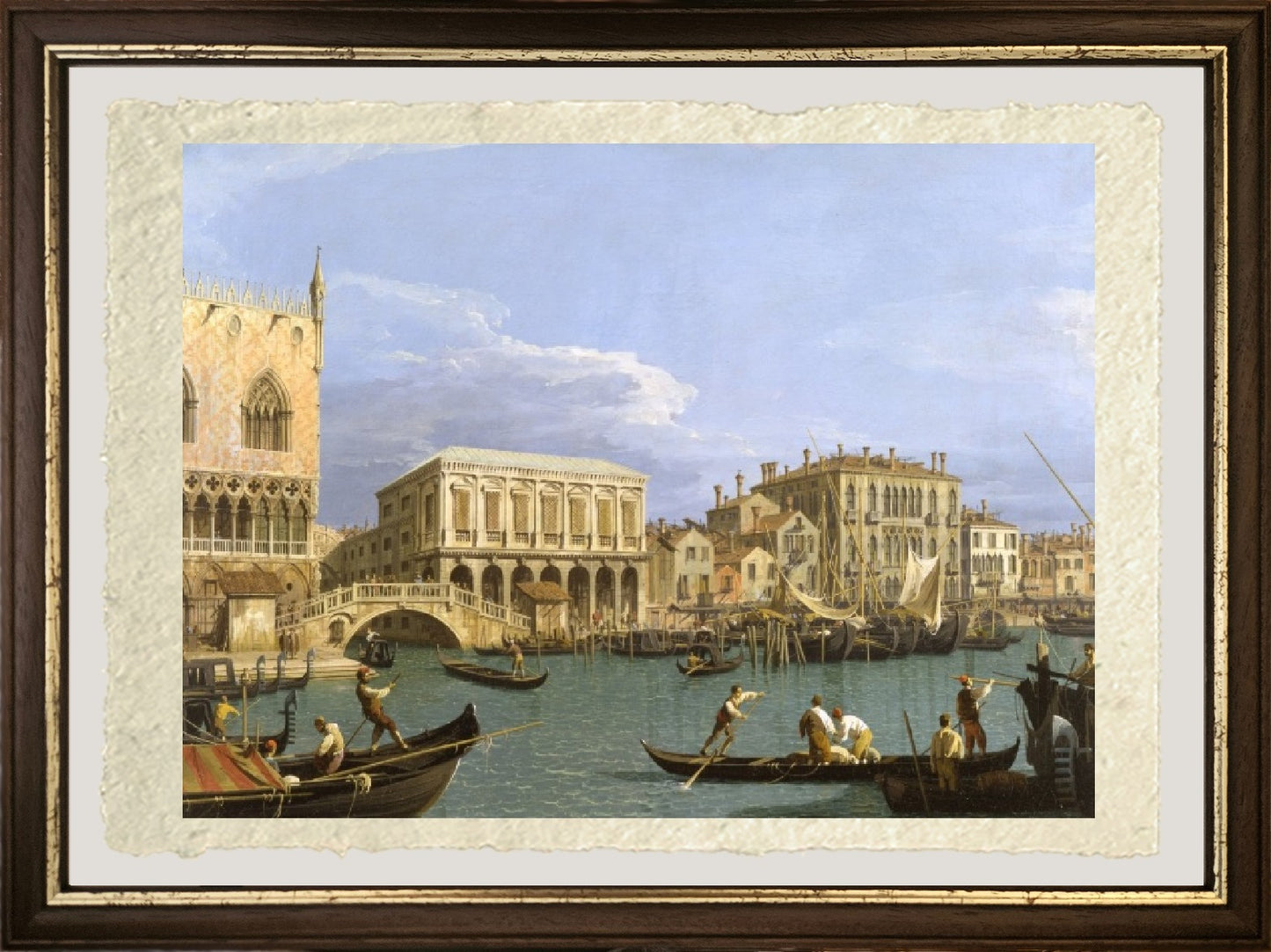 Veduta della Riva degli Schiavoni - Giovanni Antonio Canal detto Canaletto